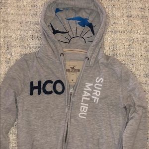 Hollister zip up hoodie